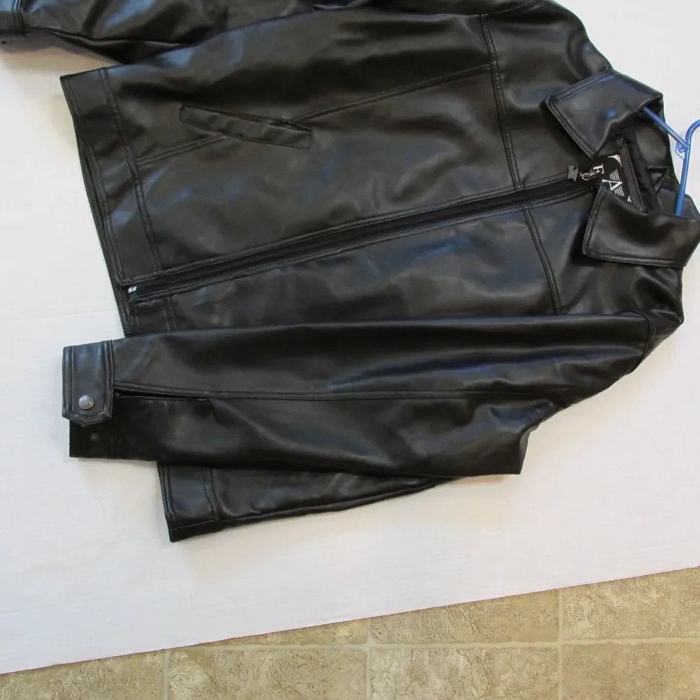 Armani Emporio Collezione L Faux leather jacket - Picture 3 of 13